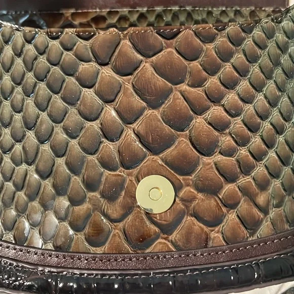 Brahmin Small Cynthia Leather Shoulder Bag - Hunter Amaya - Picture 5 of 8